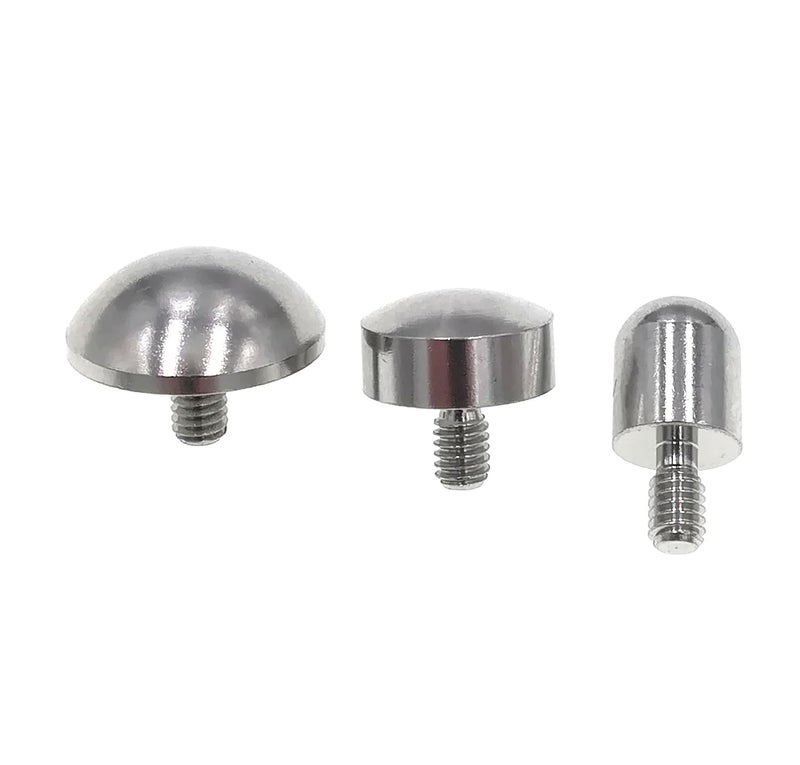 suxing Spherical Point Contact Point for Dial Digital Indicator Depth Gauge Tip 4-48 UNF Thread Shank (A Set) - Image 1